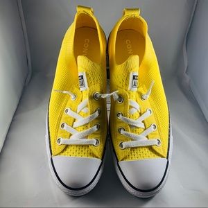 Pastel Yellow Converse 8.5 Slip on Sneakers